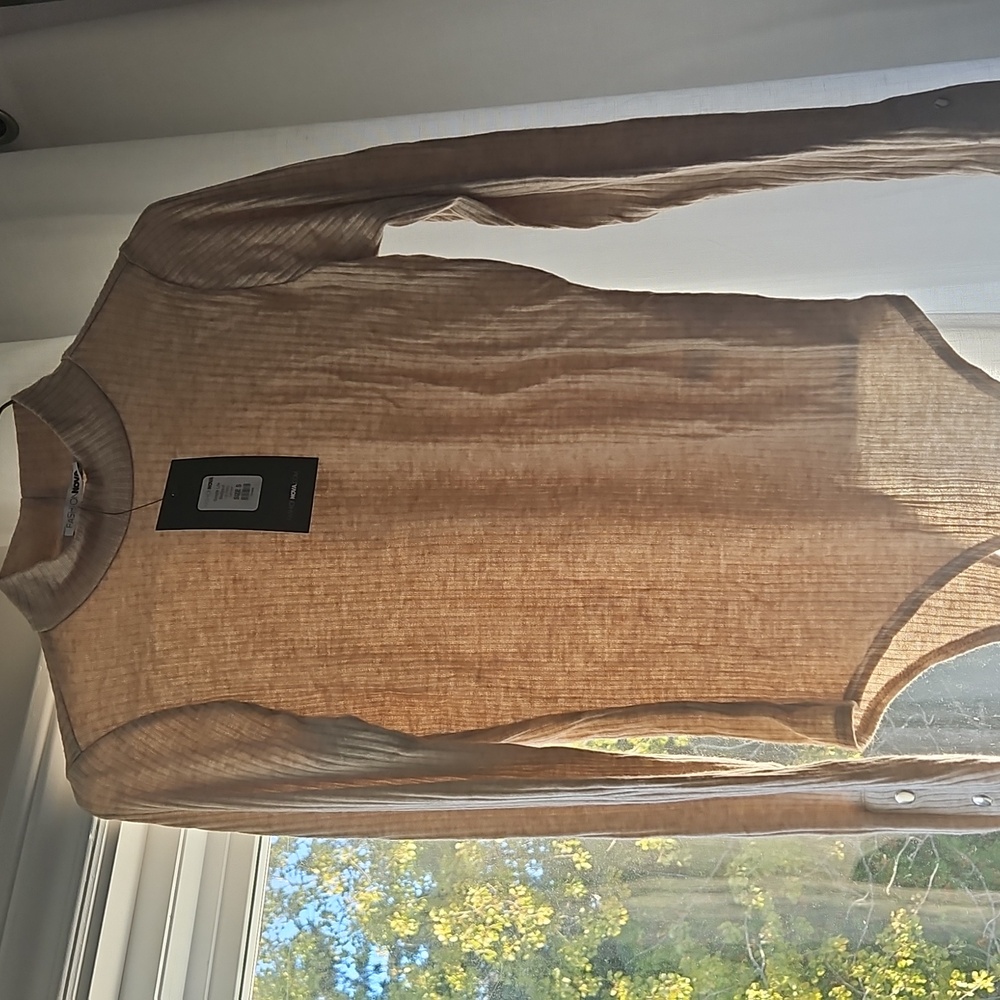 Fashion Nova Oatmeal Bodysuit